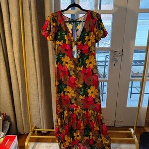 Topshop Multicolor Floral Maxi Dress
